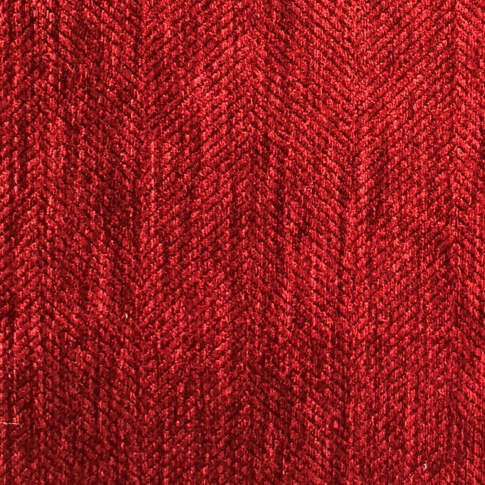 Sangria Cherry Red Luxury Throw Pillow, 22"x22"