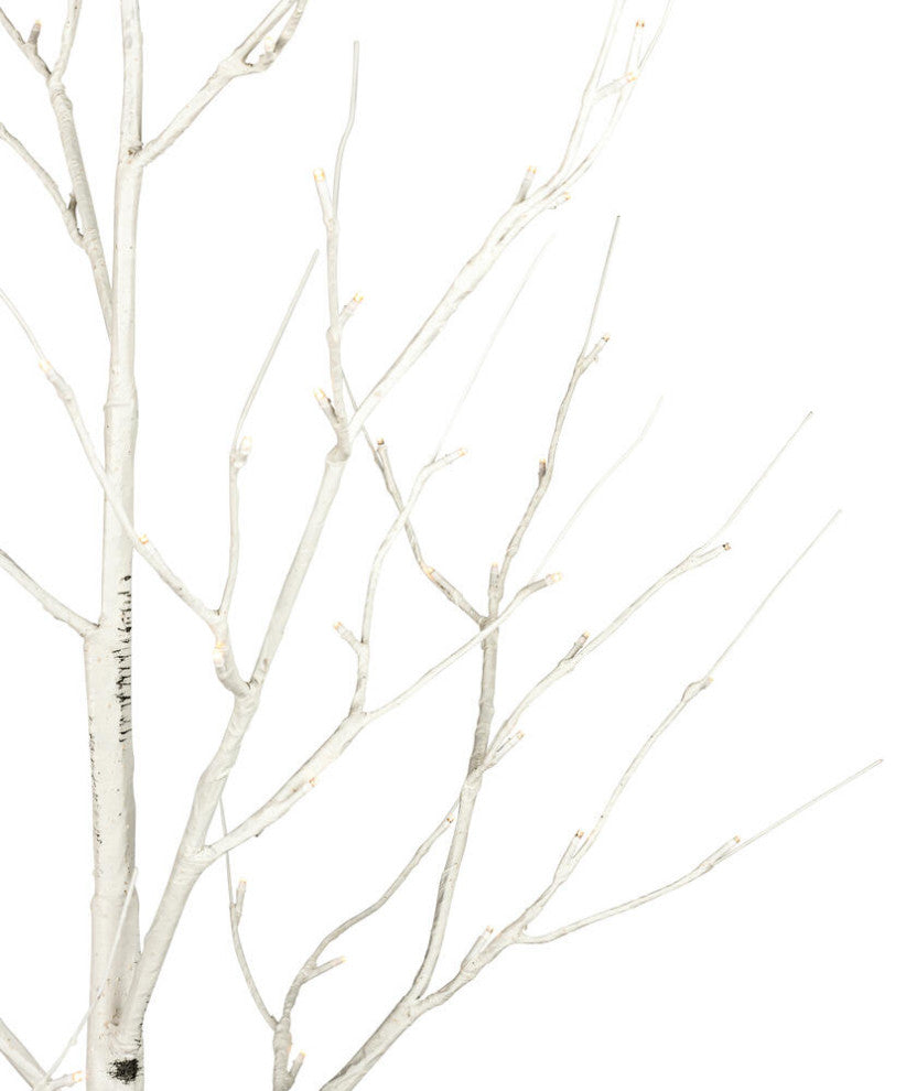 Vickerman LED White Birch Twig Tree