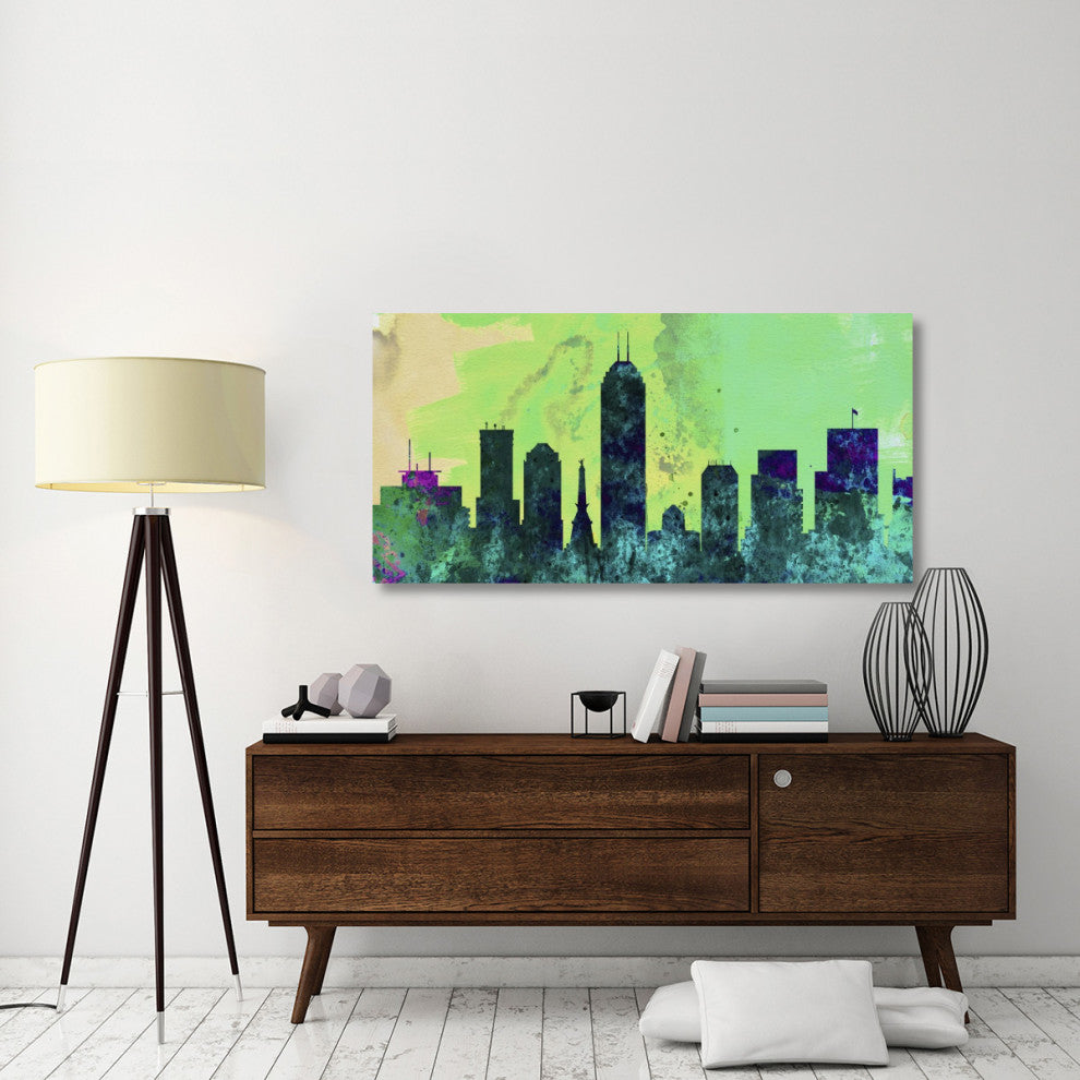 "Indianapolis City Skyline" Fine Art Print