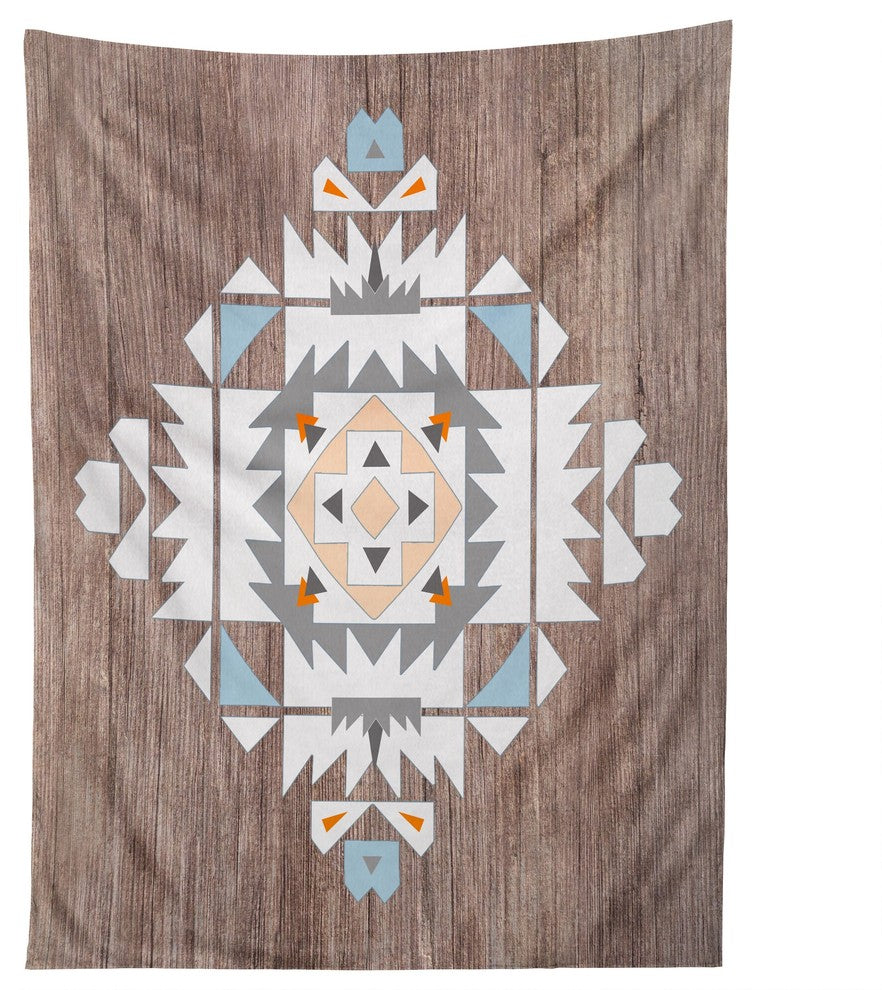 Deny Designs Iveta Abolina Cream Tribal Tapestry