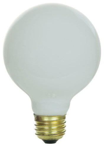 Sunlite 40 Watt G25 Globe, Medium Base, White, 4 Pack