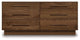 Copeland Moduluxe 29" 6 Drawer, Smoke Cherry