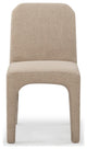 Safavieh Couture Maricelle Boucle Dining Chair, Light Brown