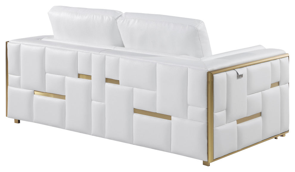 Luna Top Grain Italian Leather  Sofa