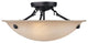 Livex Lighting 3 Light Bronze Ceiling Mount - 5625-07
