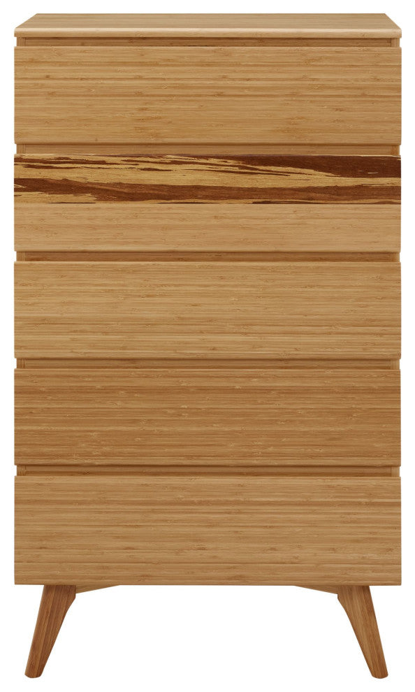 Azara Five Drawer Chest, Caramelized