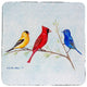 Three Birds Coaster - 3 Sets of 4 (12 Total)