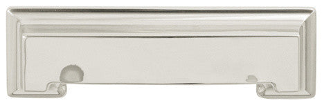 3 " and 96mm Studio Collection Bright Nickel Cup Cabinet Pull P3013-14
