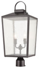 Devens Collection 2-Light 10" Powder Coat Bronze Outdoor Fixture
