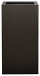 Ferrum 14" Tall Square Planter, Lead