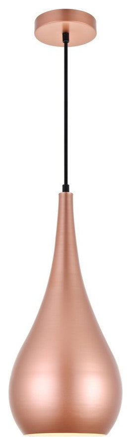 Nicholas 1-Light Honey Gold Pendant