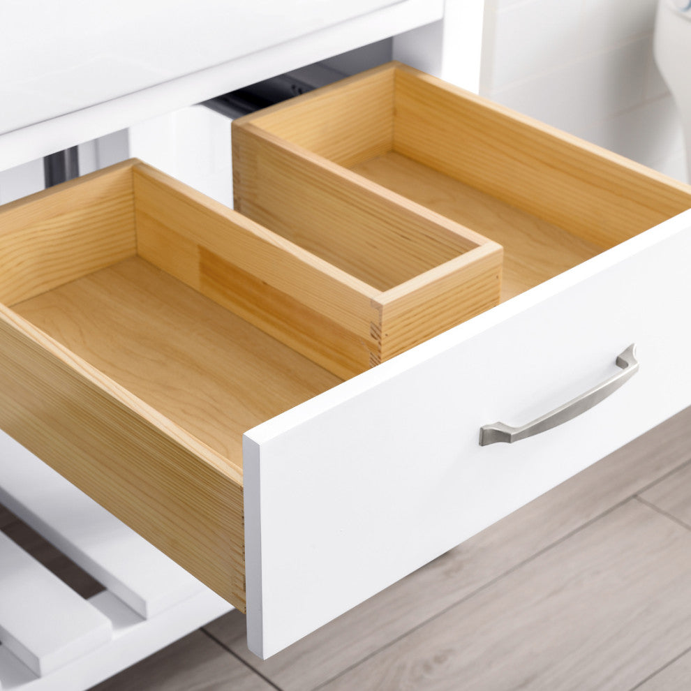 Wesley 72" Bathroom Vanity, White