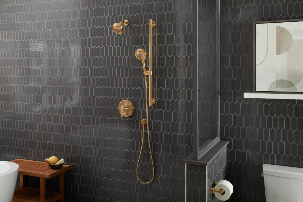 Parma Double-Post Toilet Paper Holder, Brushed Bronze