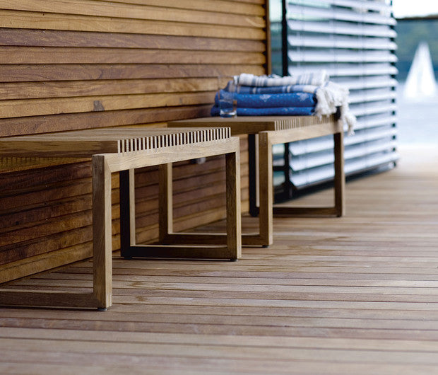 Skagerak Cutter Bench, Walk the Plank, Teak