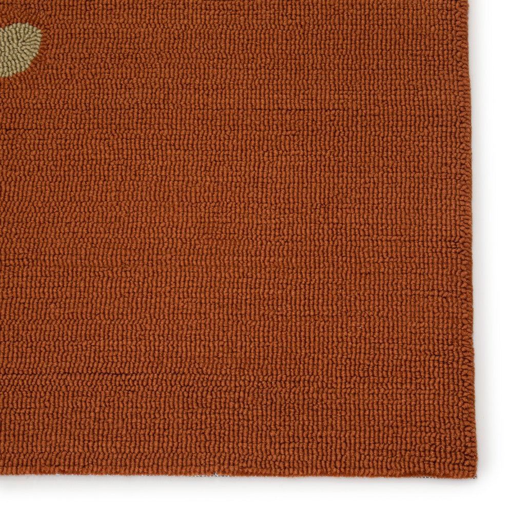 Jaipur Living Bough Out Indoor/Outdoor Floral Orange/Taupe Area Rug, 2'x3'