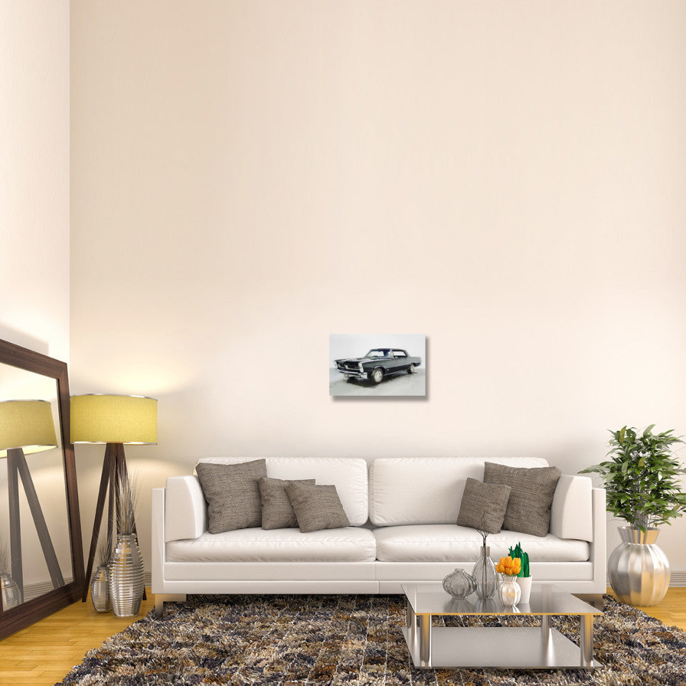 "1966 Pontiac GTO Watercolor" Fine Art Print