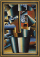 Kazimir Malevich Portrait of Ivan Kliun - 18" x 27" Framed Premium Canvas Print