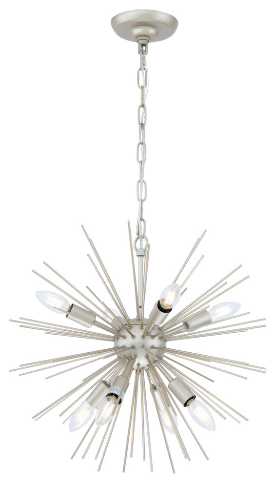 Champagne Finish 8-Light Pendant