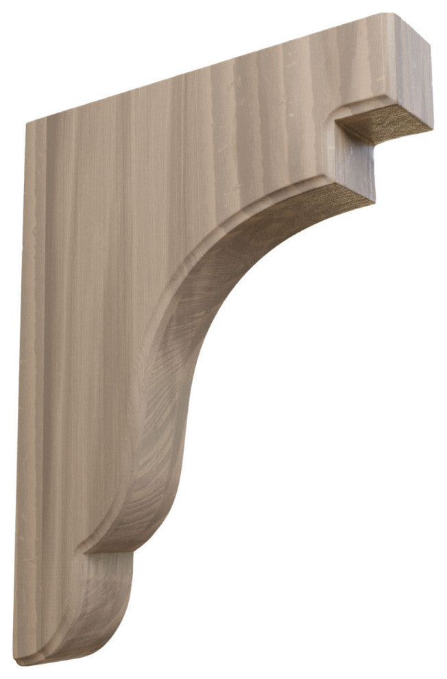 1 3/4"W x 8 1/2"D x 11"H Bedford Wood Bracket, Walnut