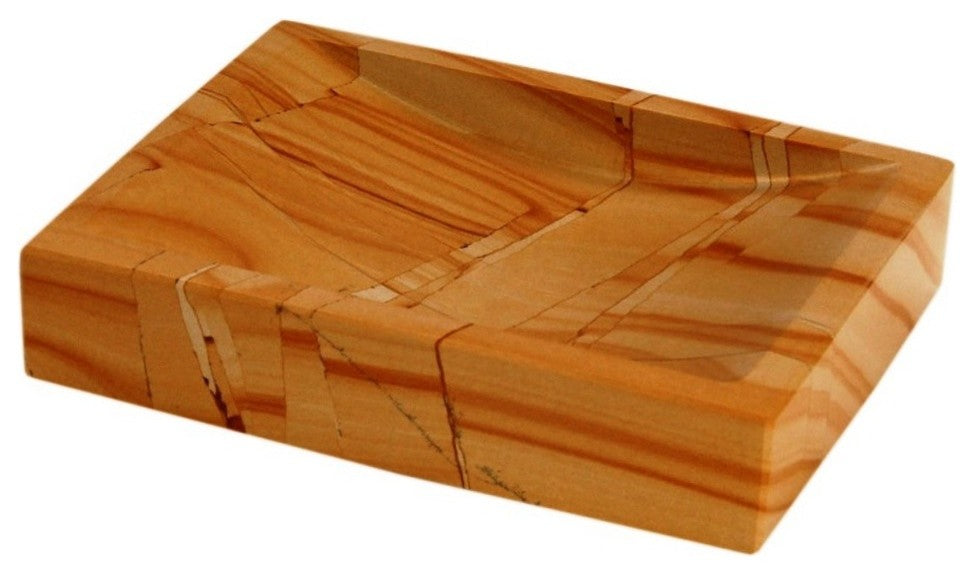 Myrtus Collection Teak Stone Soap Dish