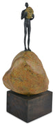 Man on Rock Medium Bronze