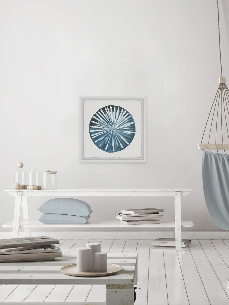 "Summer Floral Eye" Framed Painting Print, 12"x12"