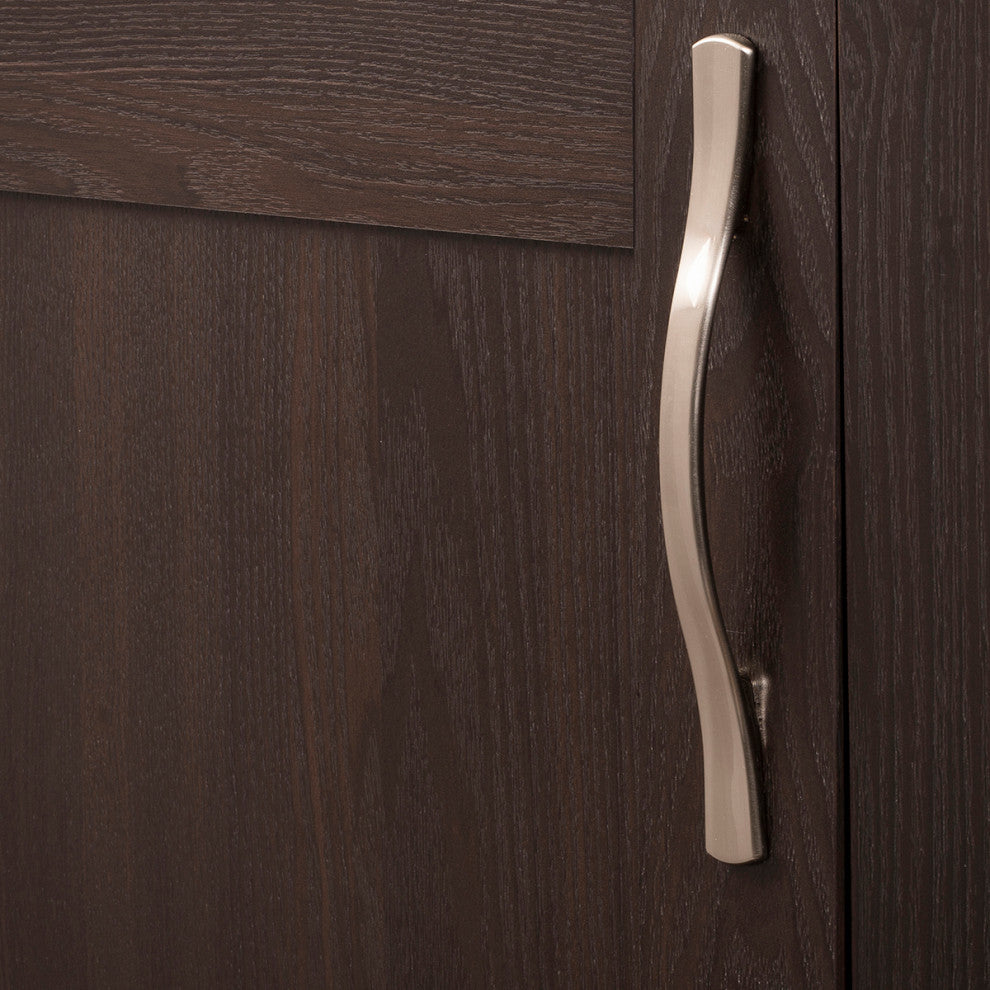 Belwith Hickory 128mm Euro-Contemporary Satin Nickel Cabinet Pull P2165-SN