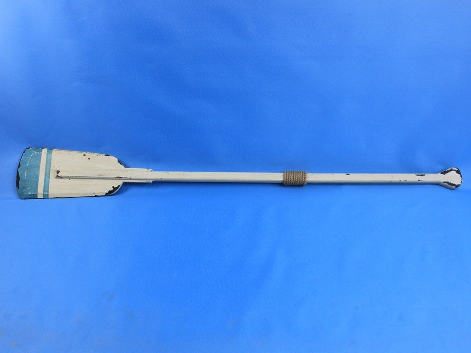 Wooden Huxley Squared Rowing Oar with Hooks 50'', Decorative Paddle, Nautical