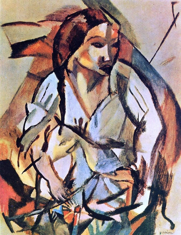 Jules Pascin Portrait of a Woman - 21" x 28" Premium Canvas Print