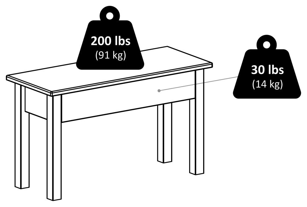 Emmett Bench with Seat Storage, Walnut
