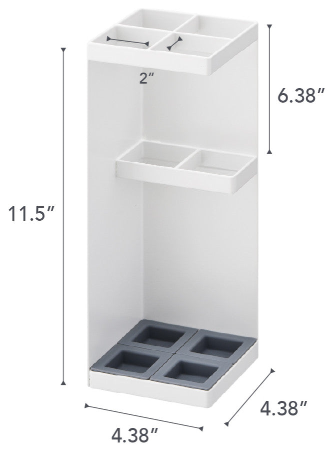 Smart Umbrella Stand, White