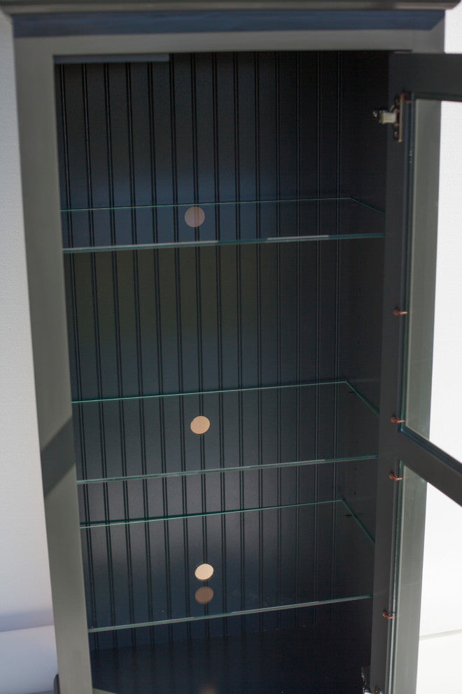 Eagle Furniture Coastal Audio Tower, Iron Ore