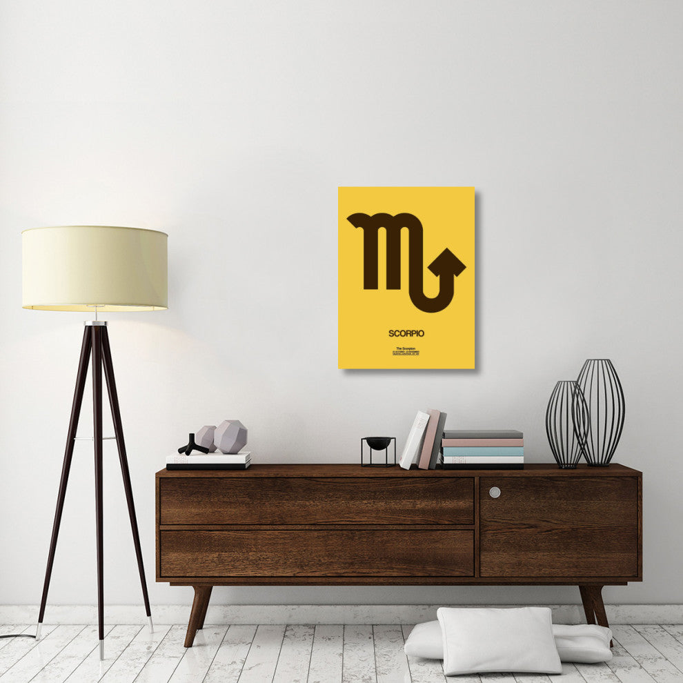 "Scorpio Zodiac Sign Brown" Fine Art Print