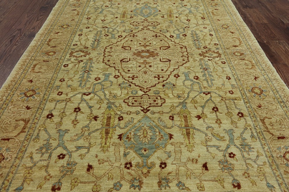 6'x9' Hand Knotted Chobi Peshawar Area Rug, MC512