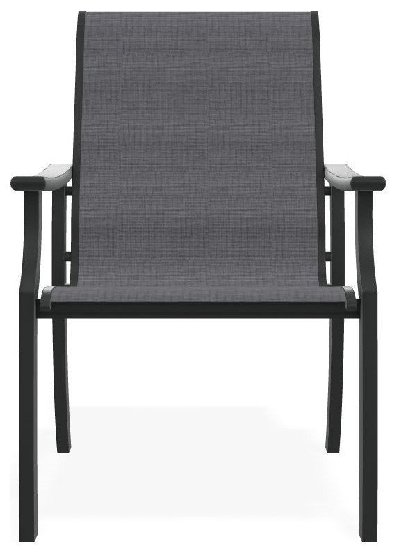 St. Catherine Sling Outdoor Armchair, Augustine Pewter/Graphite