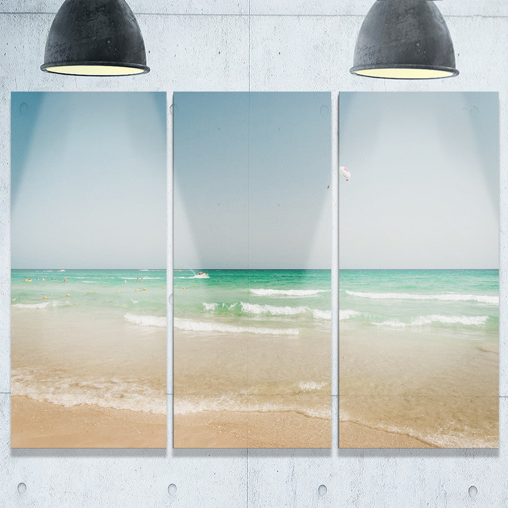 "Parasailing in Summer in Africa" Metal Wall Art, 3 Panels, 36"x28"