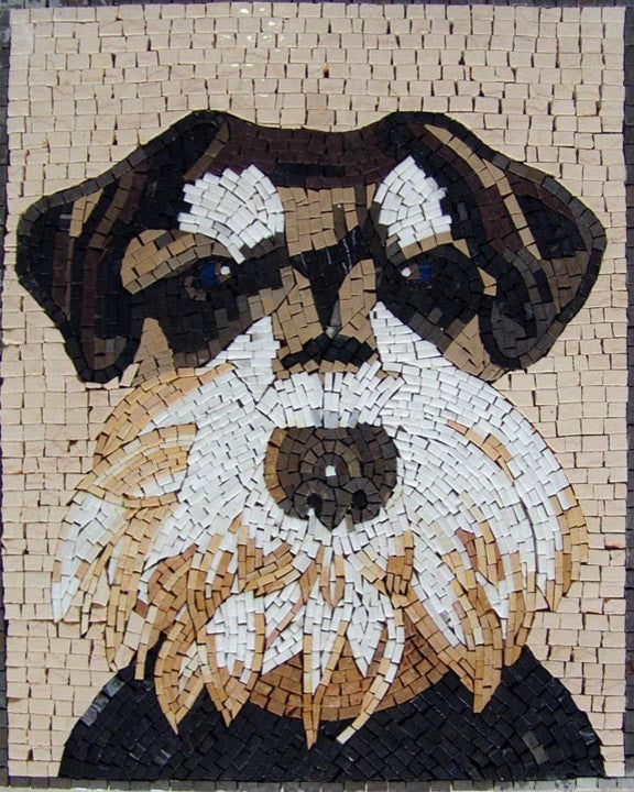 Mosaic Animal Designs - Dog Portrait, 20x24