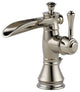Delta Cassidy Single Handle Channel Faucet, Polished Nickel, 598LF-PNMPU
