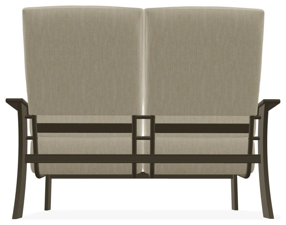 St. Catherine Deep Seat Outdoor Loveseat, Huskie/Beachwood