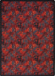 Any Day Matinee Rug, Reeling, Burgundy, 5'4"x7'8"