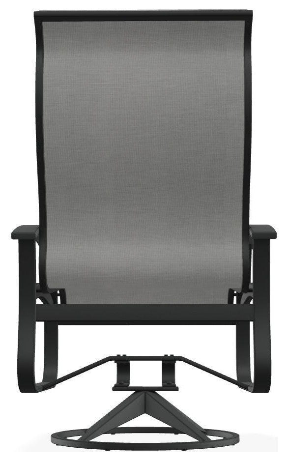 Belle Isle Sling Outdoor Swivel Rocker, Alloy/Graphite