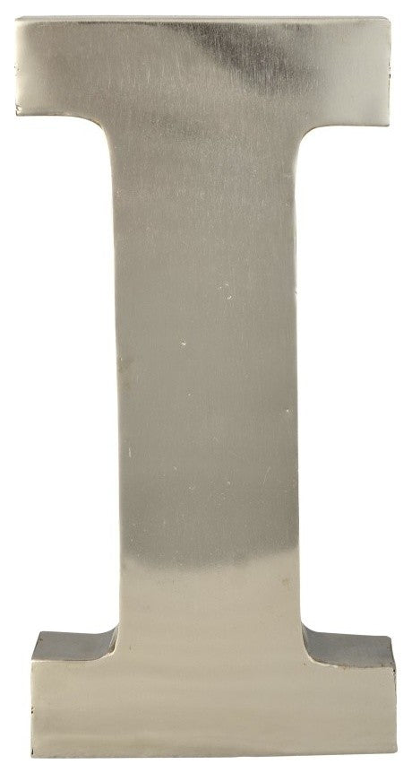Metal Letter on Antique Nickel Finish, 12"
