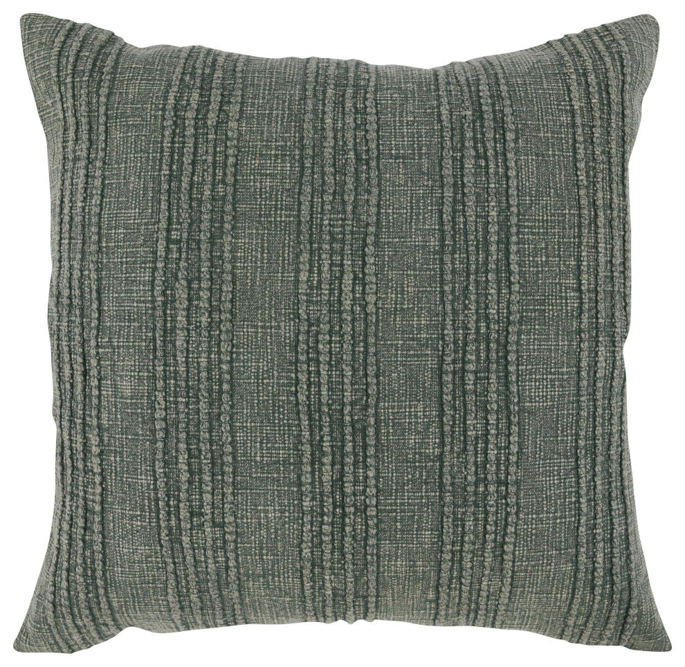 Hannah 100% Cotton 22" Throw Pillow, Green