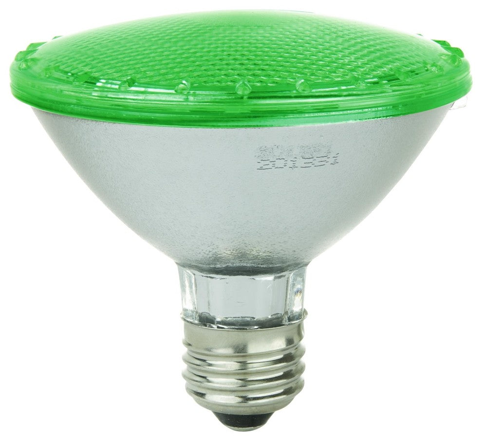 Sunlite Led Par30 Colored Reflector 5W Light Bulb Medium, E26, Base, Green