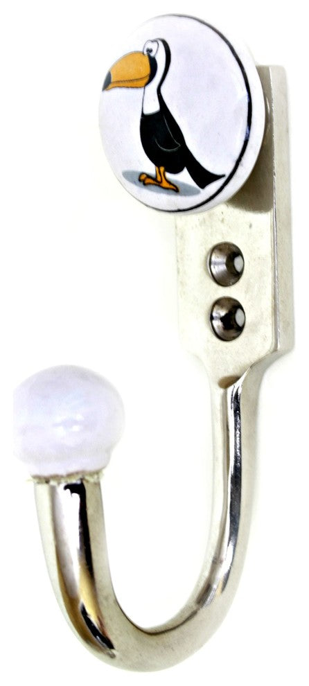 Set of Two Ceramic Wall Hooks