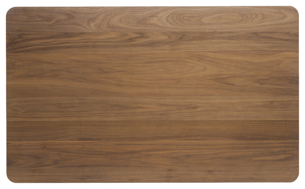 GDF Studio 5-Piece Nerron Mid Century Wood Dining Set, Dark Gray