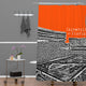 Deny Designs Bird Ave University of Florida Orange Shower Curtain
