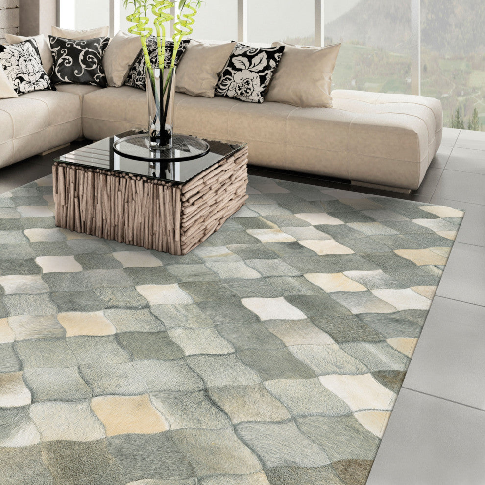 Couristan Chalet Diamonds Area Rug, Ivory/Gray, 8'x11'