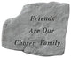 "Friends Are our Chosen Family" Garden Stone