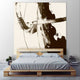 "Sepia H" Fine Art Canvas Print, 54"x54"